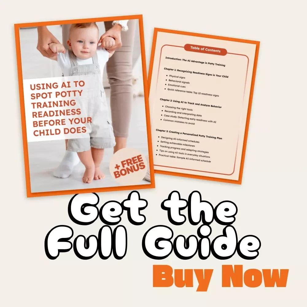 Using AI to Spot Potty Training Readiness Before Your Child Does | Smart Parenting eBook | Digital Download Guide for Parents | AI Potty Training Checklist & Personalized Plan