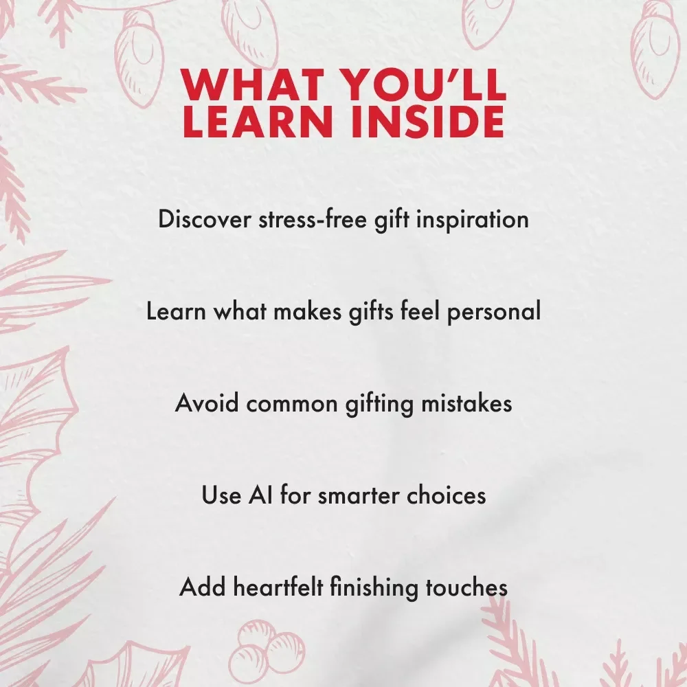 Gifts Adults Actually Love This Christmas | Digital Holiday Gift Guide for Him & Her | Top Christmas Gifts for Adults | Printable Gifting Inspiration eBook