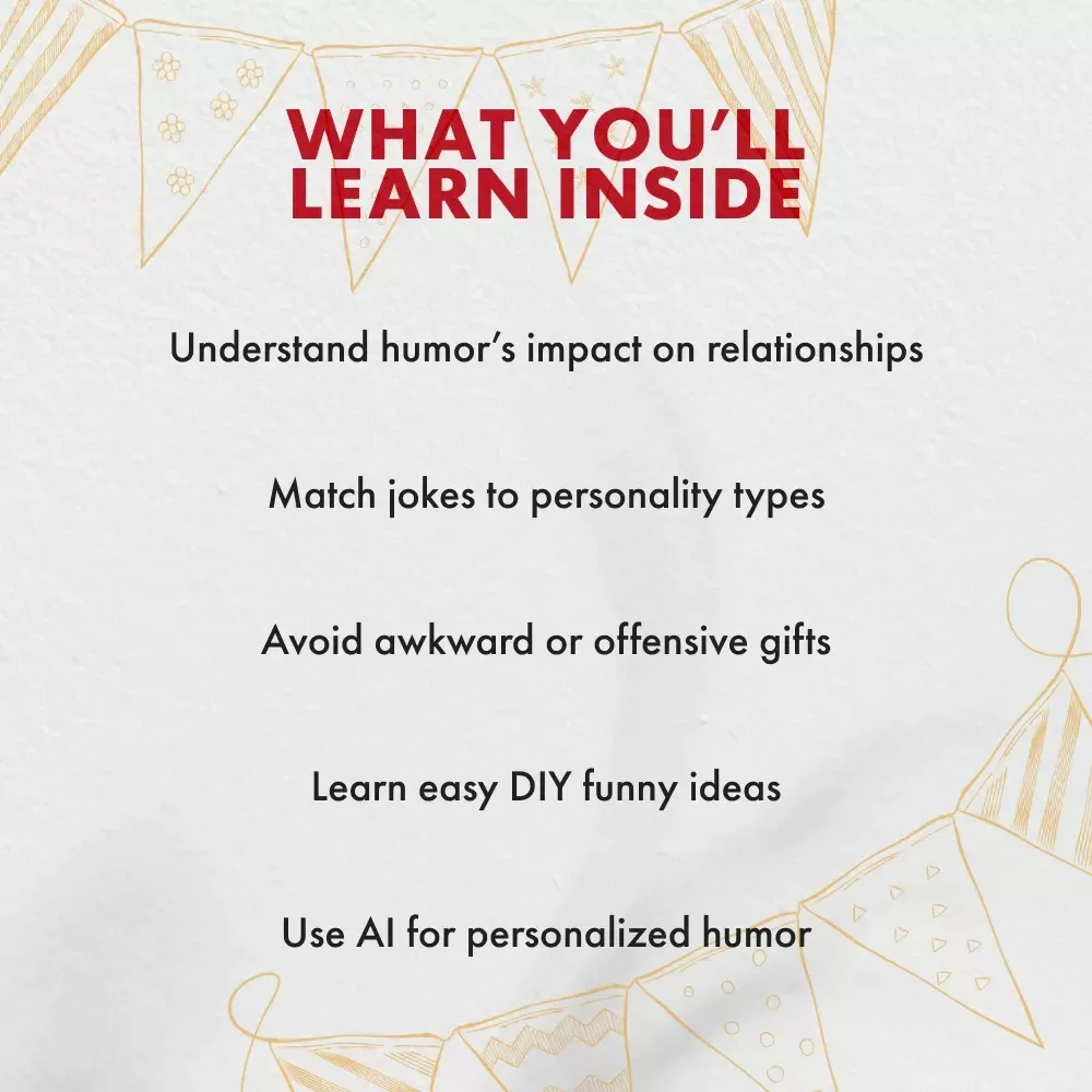 The Ultimate Guide to Funny Birthday Surprises | Funny Birthday Gifts eBook | Digital Download for Creative & Hilarious Gift Ideas
