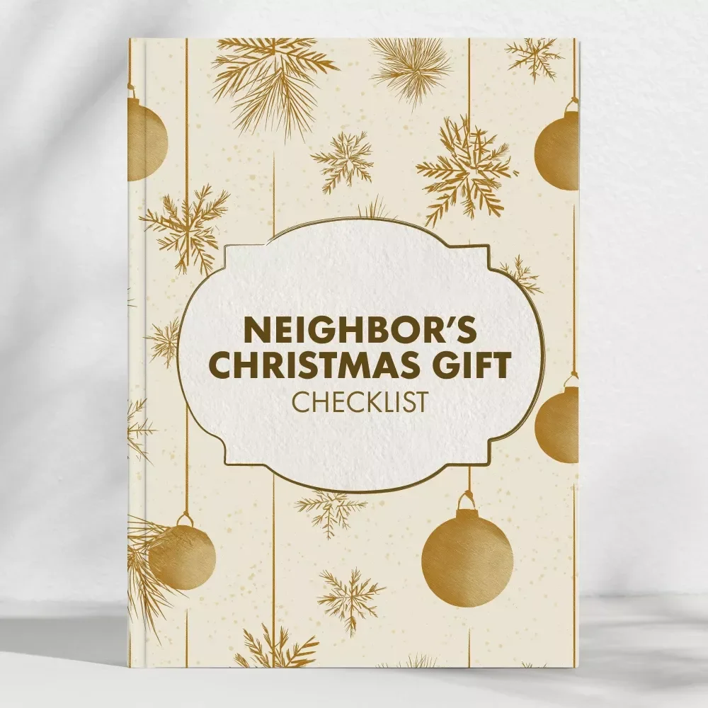The Friendly Neighbor’s Christmas Gift Checklist | Printable Holiday Guide for Neighbor Gifts | Tips for Gifts for Neighbors on Christmas | Digital Download