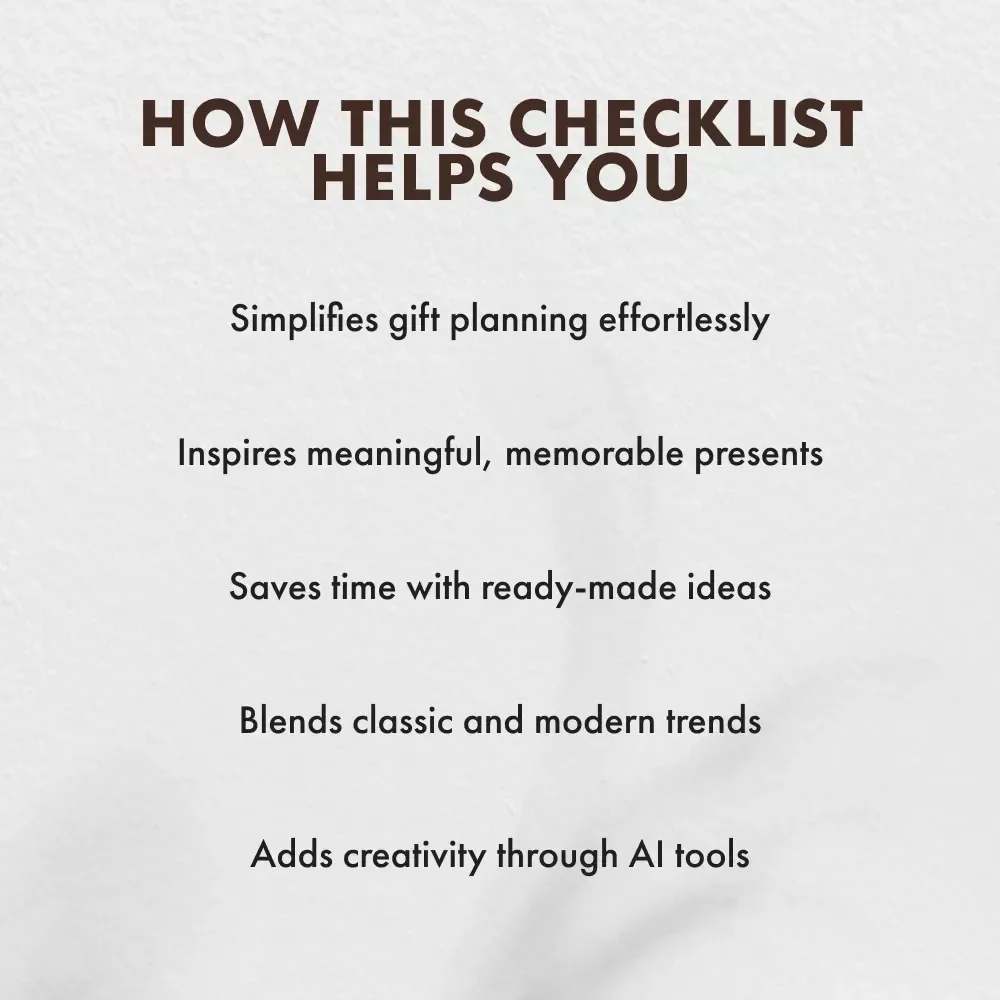 The Baby Shower Gift Checklist for Girls | Printable Digital Download | New Mom Gift Guide, eBook, and Baby Shower Planning Checklist for Thoughtful Gift Ideas