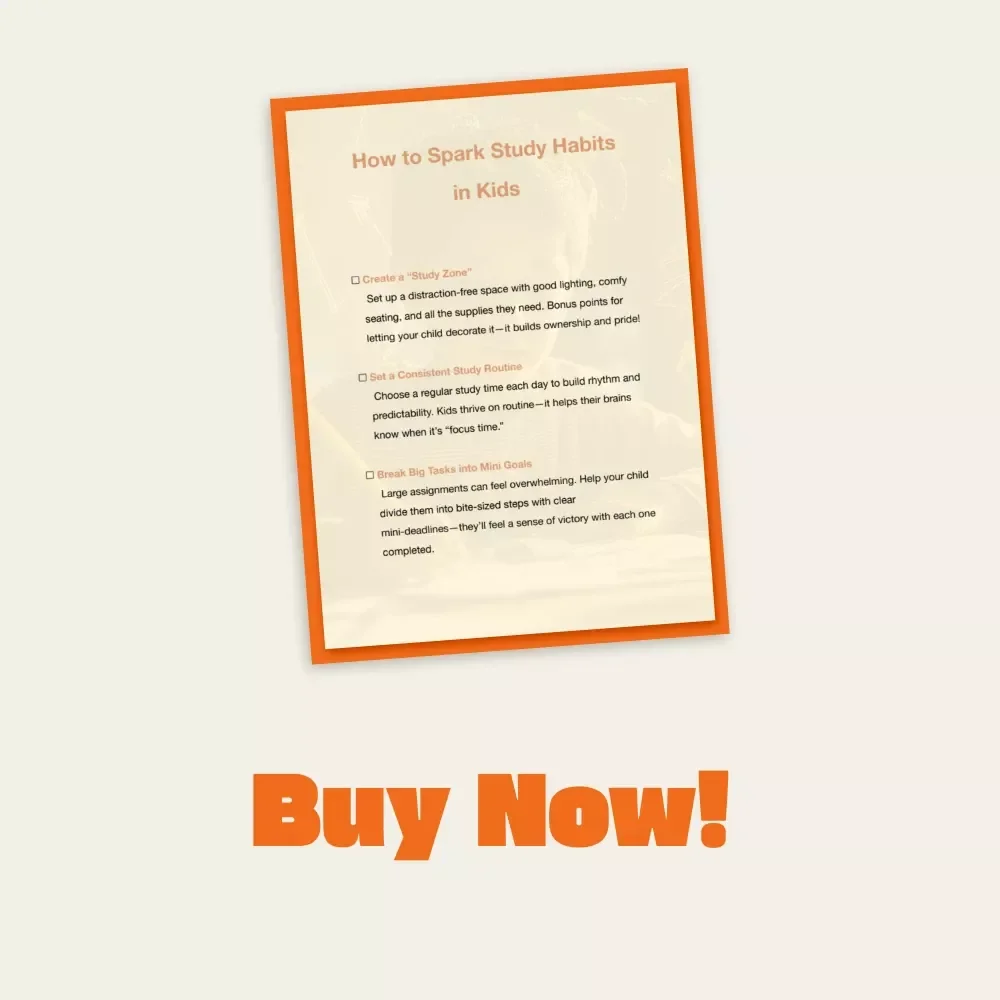 How to Spark Study Habits in Kids – Printable Checklist for Parents | Digital Download | How to Encourage Good Study Habits in Kids