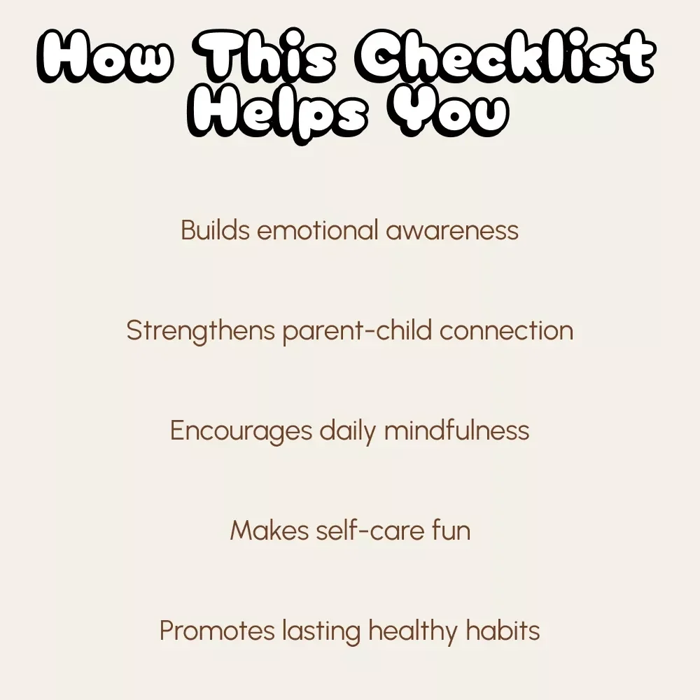 The Parent’s Conversation Checklist | Printable Guide for Parents | How to Talk to Your Child About Self-Care | Digital Download for Gentle Family Conversations