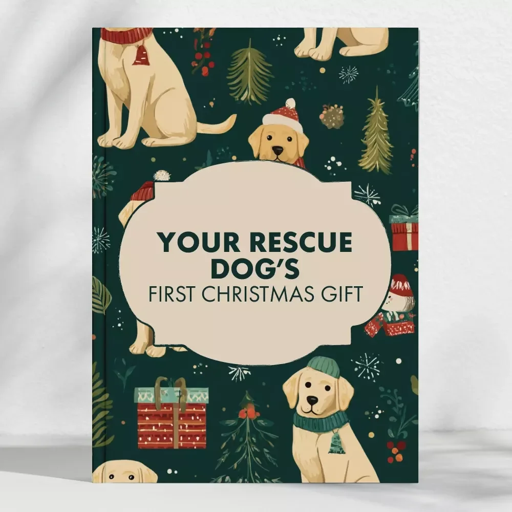 Your Rescue Dog’s First Christmas Gift Planner | Printable Holiday Checklist for New Pet Parents | Digital Download for Rescue Dog First Christmas Gift Ideas