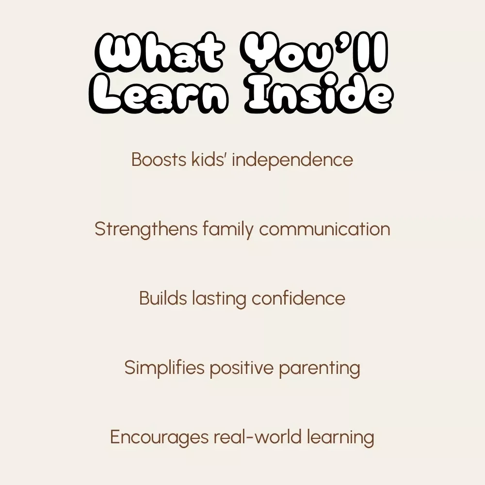 Helping Kids Make Smart Choices | Parenting eBook for How to Support Your Child's Decision-Making | Build Confidence & Independence in Everyday Choices