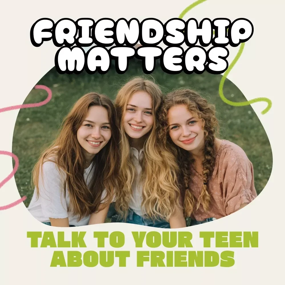 Friendship Matters: How to Talk to Your Teen About Friends Without the Awkwardness | Parenting Guide, Teen Communication eBook, Digital Download for Parents, Teen Friendship Tips