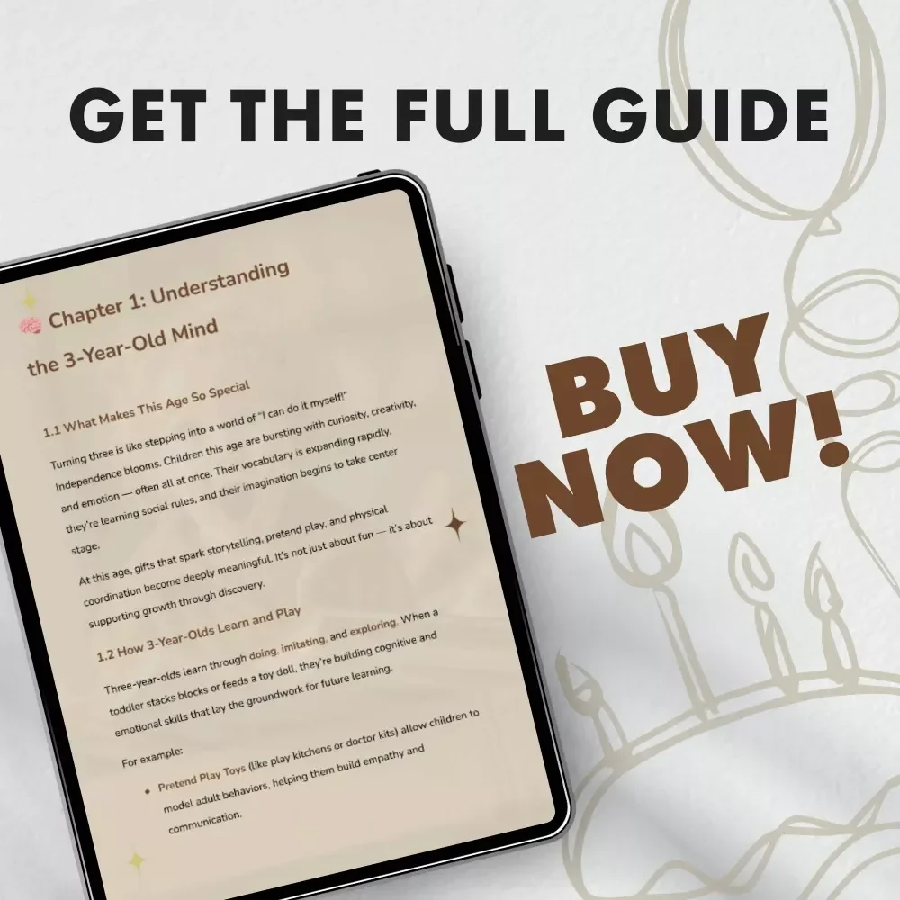 Joyful Growth: Gifts for 3-Year-Olds | The Ultimate Guide to 3 Year Old Birthday Gifts | Digital Download eBook for Parents & Gift-Givers