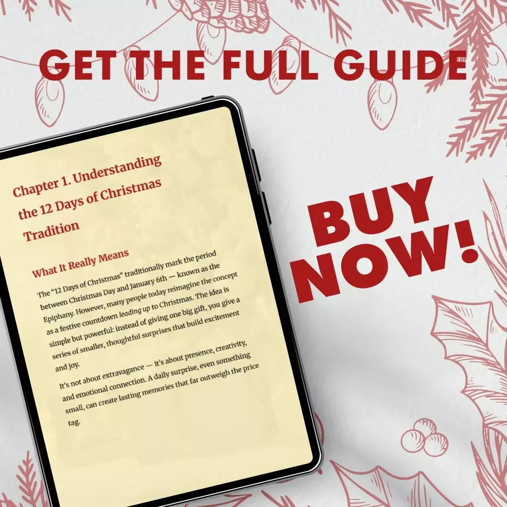 12 Days of Christmas Gift Magic | 12 Days of Christmas Gift Ideas eBook | Holiday Gift Planning Guide for Couples, Families & Friends