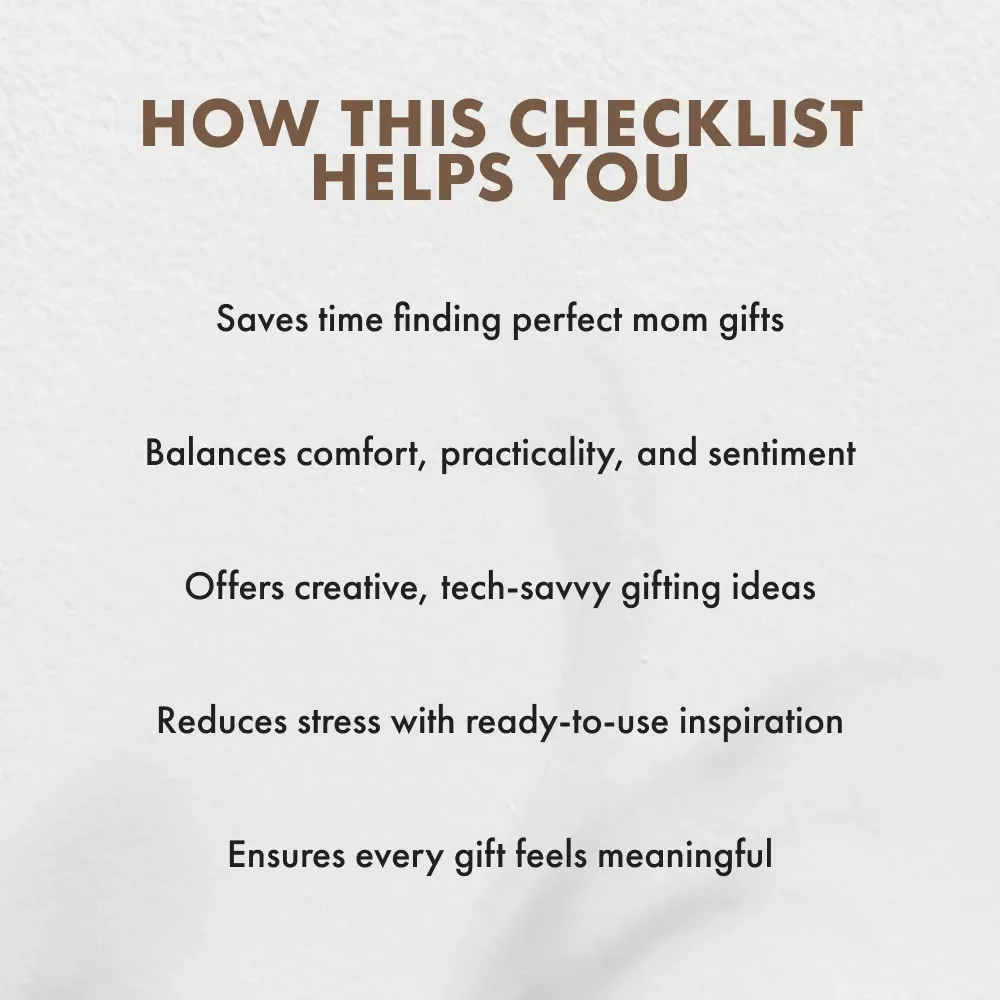 The Baby Shower Gift Checklist For Moms | Printable Digital Download | Ultimate baby shower gifts for mom Guide & Essential Checklist