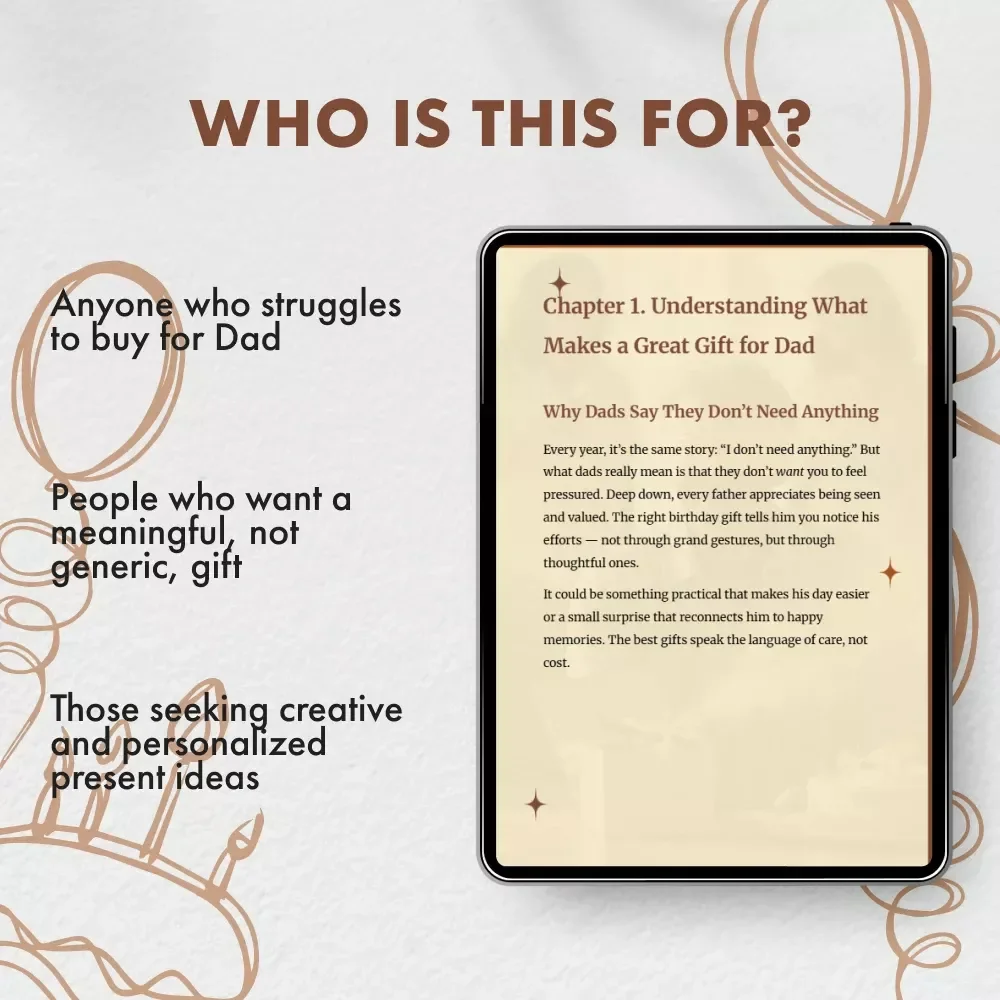 Birthday Gifts That Make Dad Feel Like a Hero | Digital Download Guide | Unique Birthday Gifts for Dad