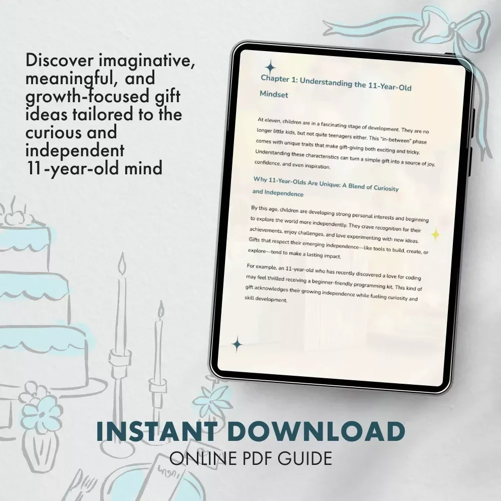 Smart, Fun, and Creative Gifts for 11-Year-Olds | Ultimate Digital Guide for Parents & Gift Givers | Perfect Ideas for Birthdays, Holidays & Special Occasions | Thoughtful gifts for 11 year olds