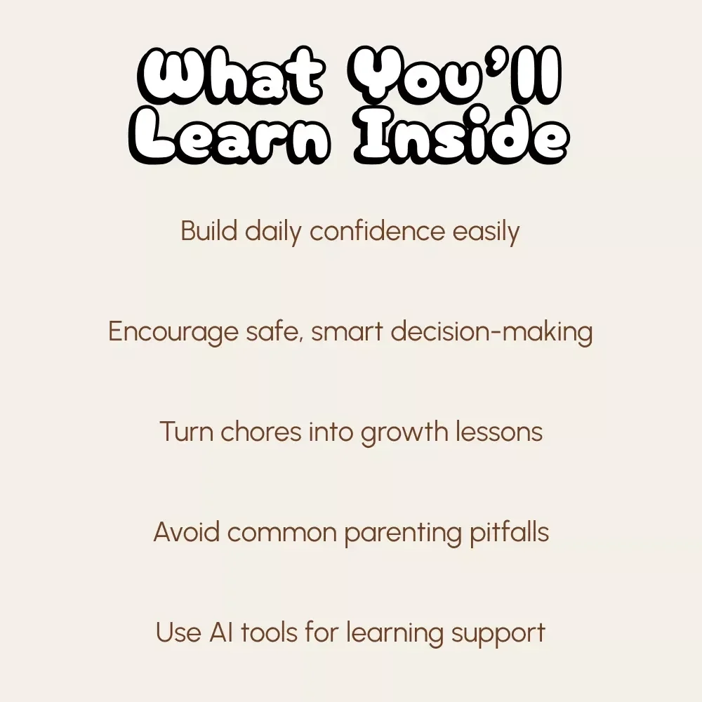 Raising Independent Kids | Parenting Guide for Confidence, Responsibility & Growth | How to Support Your Child's Independence | Digital Download eBook