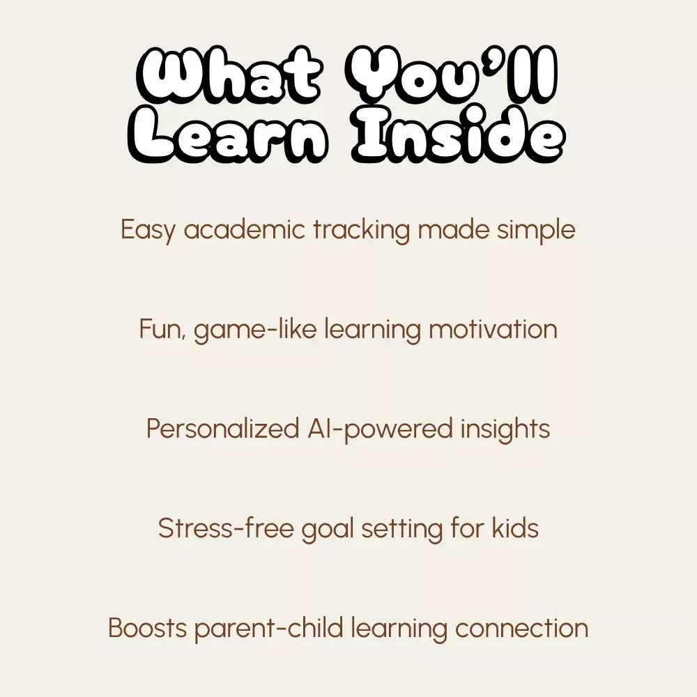 Parenting Power-Up: Your Fun AI Checklist to Track Your Child’s Academic Progress | Digital Download Guide for Parents | How to Use AI to Track Your Child’s Academic Progress | Printable PDF & Interactive Template