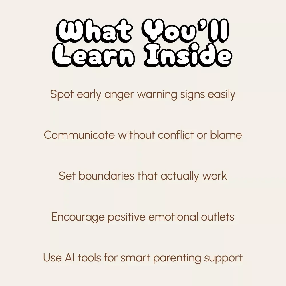 A Parent’s Checklist for Handling Teenage Anger | Printable Digital Download | How to Handle Teenage Anger Guide for Calm Communication, Boundaries & Emotional Support