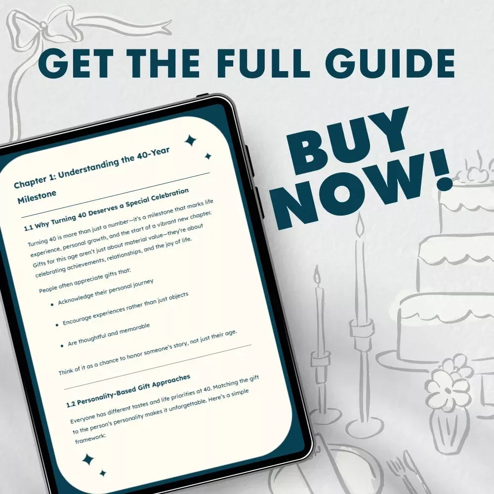 Fabulous at 40: Unique & Thoughtful Birthday Gift Ideas – Ultimate 40th Birthday Gift Ideas Guide for Her & Him | Digital Download