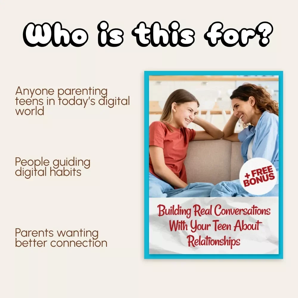 Building Real Conversations with Your Teen About Relationships | Parenting eBook for Meaningful Talks | How to Talk to Your Teen About Relationships Guide