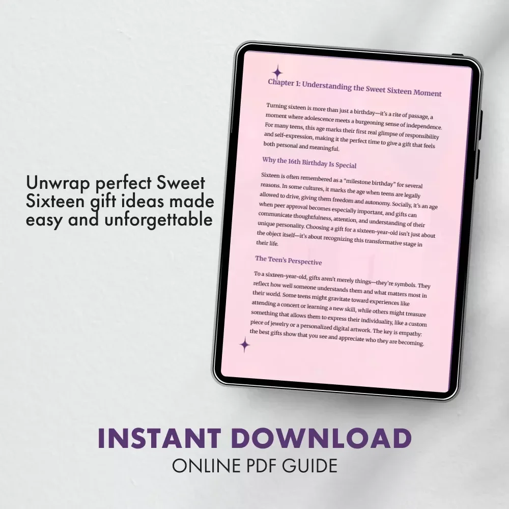 Sweet Sixteen Unwrapped: Gift Ideas | Ultimate 16th Birthday Gift Ideas Guide | Teen Gift Inspiration, Trendy Tech & Personalized Presents