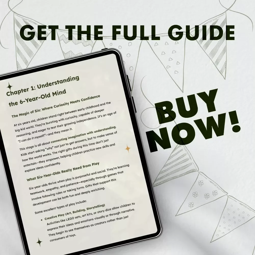 Wonder Years: Gifts for 6-Year-Olds | The Ultimate Parent’s Guide to Smart, Fun, and Meaningful Gifts for Curious Kids | Digital Download eBook for Parents Seeking the Best Gifts for 6 Year Olds