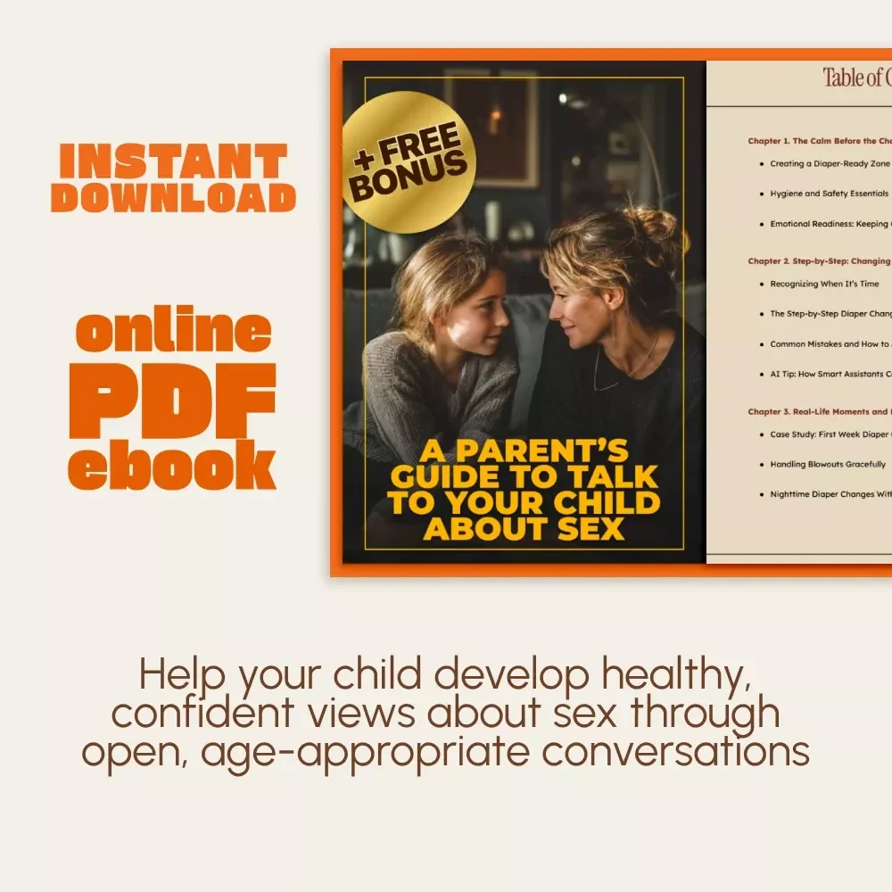A Parent’s Guide to Talk to Your Child About Sex | Digital eBook for Parents | How to Talk to Your Child About Sex | Conversation Tips, Consent & Communication