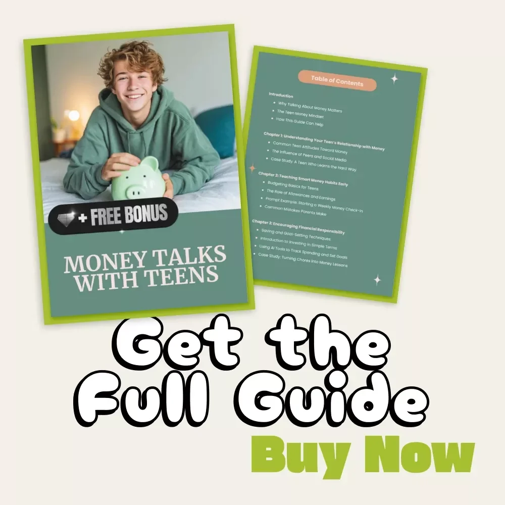 Money Talks with Teens | How to Talk to Your Teen About Money | Digital Parenting Guide for Raising Financially Smart Teens