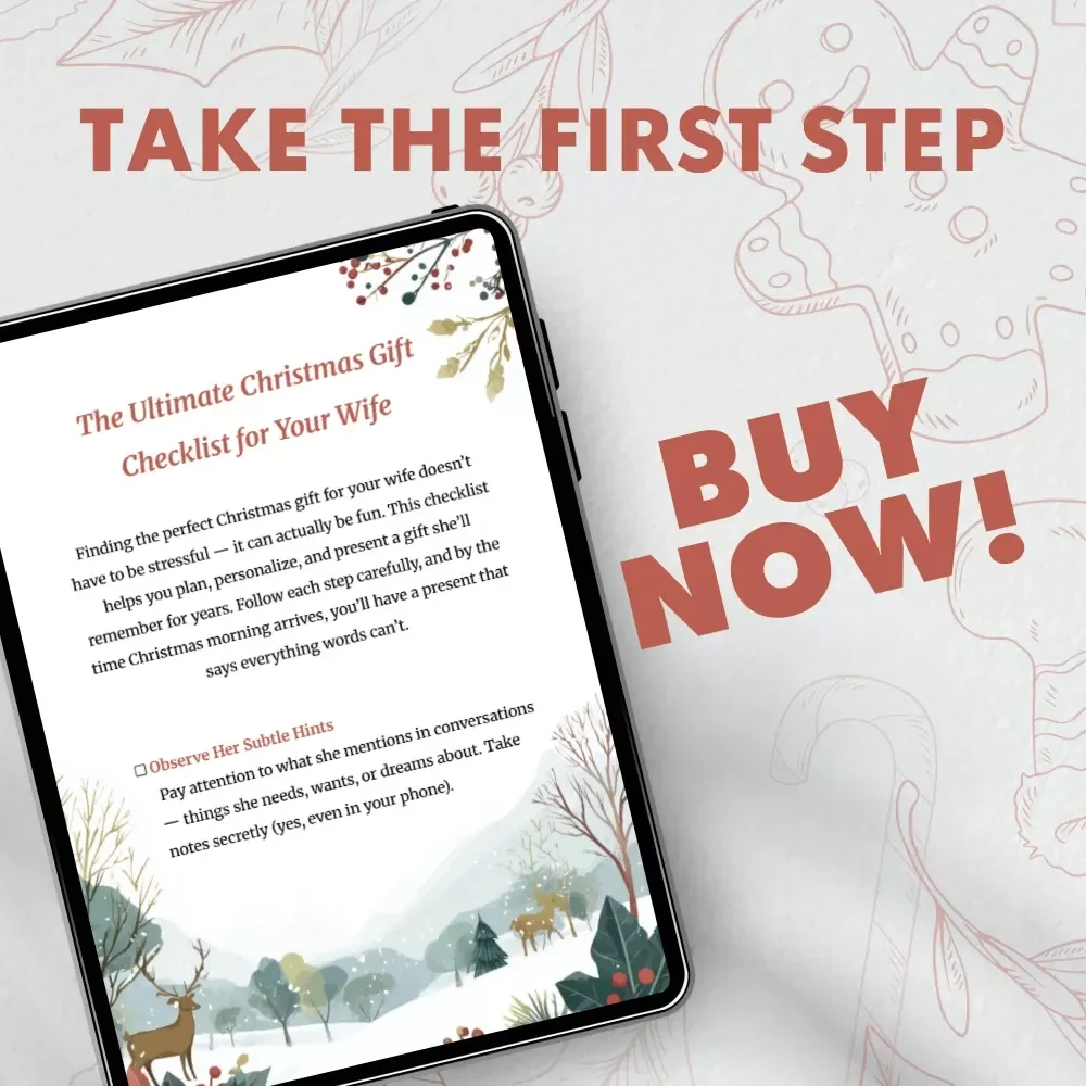 The Ultimate Christmas Gift Checklist for Your Wife | Digital Download Guide for Thoughtful & Romantic christmas gifts for wife | Holiday Gift Planning Made Easy