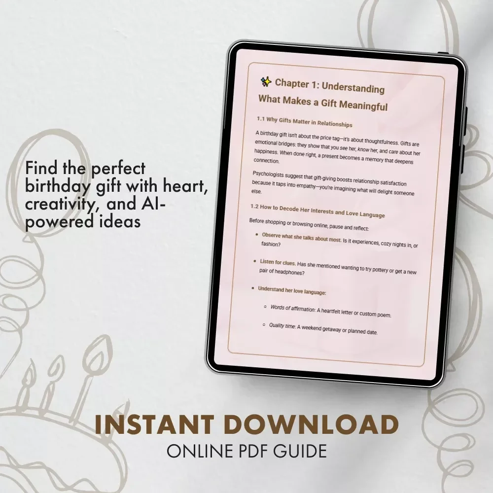 Choosing the Perfect Birthday Gift for Your Girlfriend | Ultimate Digital Guide for Meaningful & Creative Gift Ideas
