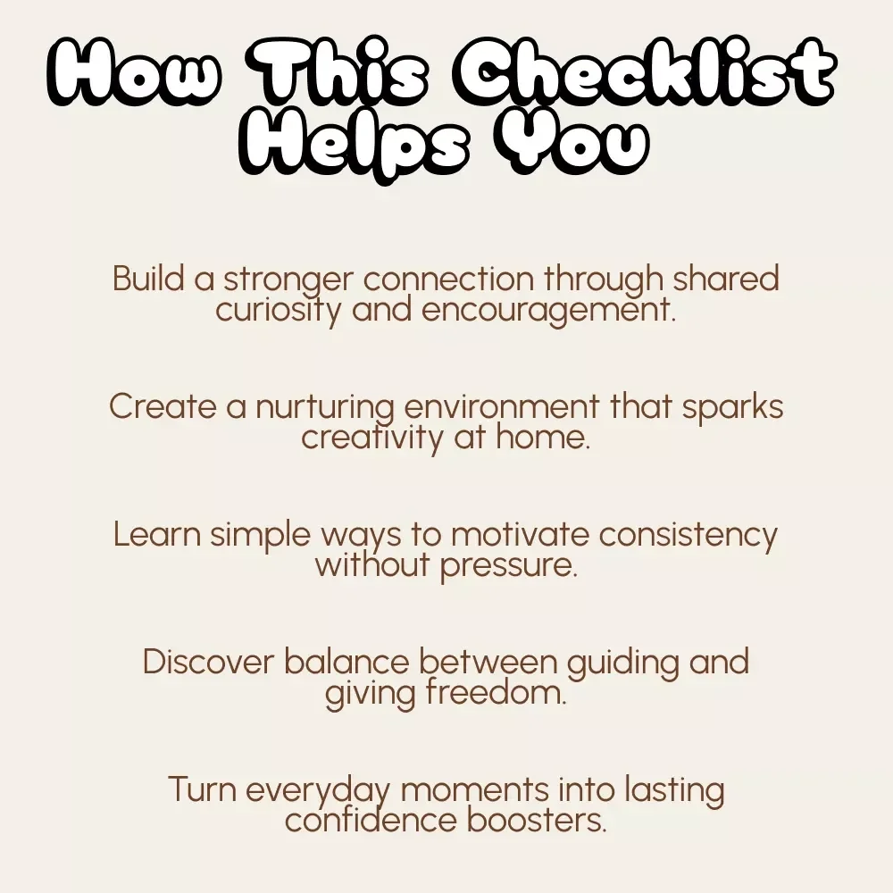 Nurture Their Spark: A Parent’s Hobby Support Checklist | Digital Download for Parents | How to Support Your Child's Hobbies | Printable Parenting Guide