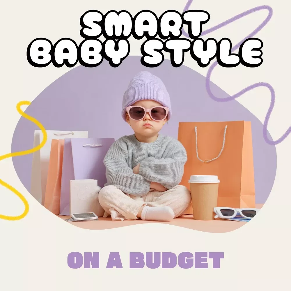 Smart Baby Style on a Budget | Printable Guide for New Parents | How to Save Money on Baby Clothes | Digital Download for Frugal & Sustainable Baby Fashion