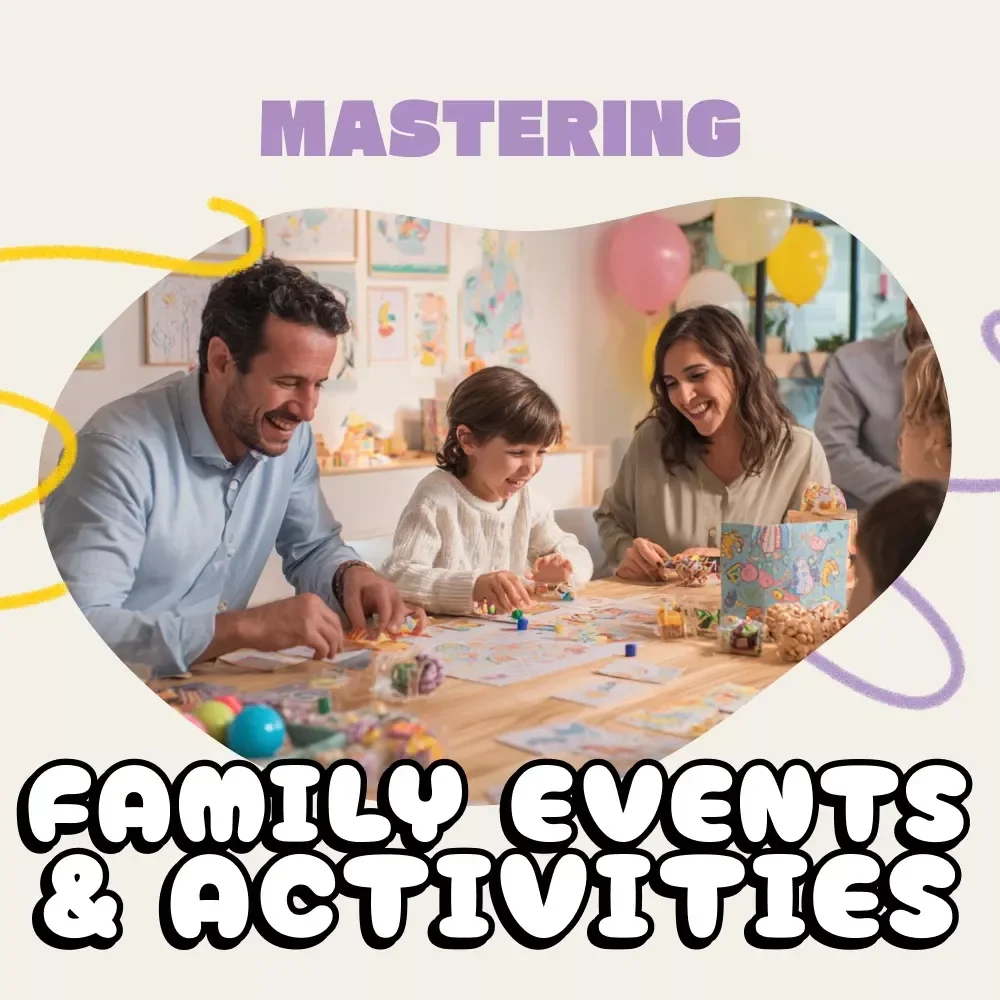 Mastering Family Events & Activities Without the Chaos | Family Planner Checklist | How to Manage Family Events and Activities | Digital Download