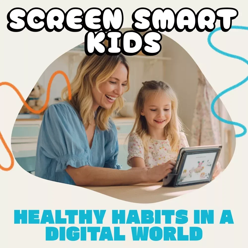 Screen Smart Kids: Building Healthy Habits in a Digital World | Printable Parenting Guide | Digital Download on How to Deal with Screen Addiction in Kids | Family Screen Time Planner