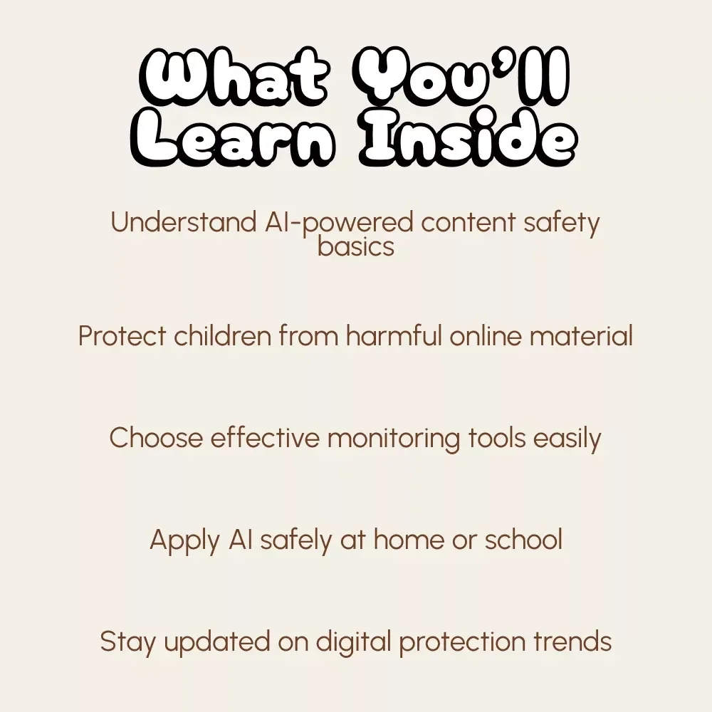Harnessing AI to Protect Young Minds | Digital Safety Guide for Parents, Teachers & Schools | AI Content Monitoring eBook, Educational Resource, Child Protection Download