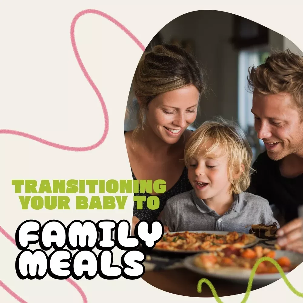 Transitioning Your Baby to Family Meals | Digital Guide for Parents | How to Transition from Baby Food to Family Food