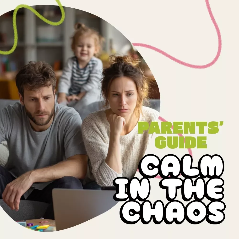 Calm in the Chaos: A Modern Parent’s Guide to Managing Anxiety | Digital Parenting Guide for Moms & Dads | Printable eBook on How to Manage Parenting Anxiety