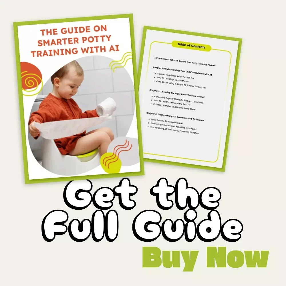 The Guide on Smarter Potty Training with AI | Digital eBook for Parents | Potty Training Made Easy with Artificial Intelligence Tools, Tips & Checklist