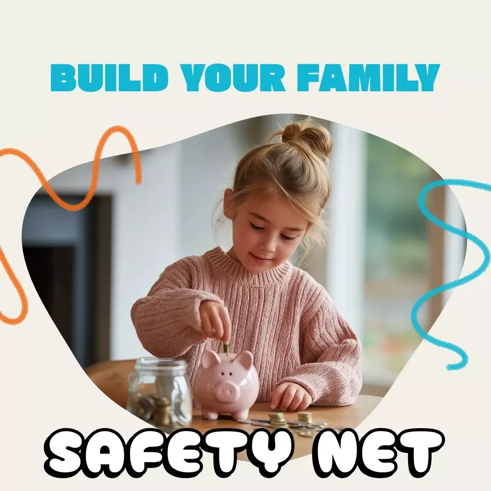 Build Your Family Safety Net | How to Create a Family Emergency Fund eBook | Digital Download Guide for Financial Preparedness, AI Savings Plan & Budgeting Tips
