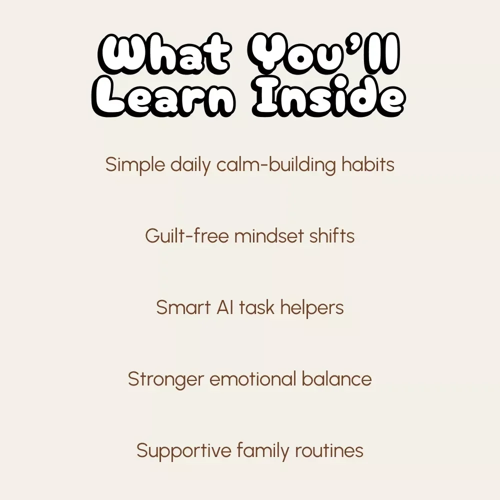 Stronger Every Day: A Guide to Managing Stress as a Single Parent | Digital Guide for Emotional Balance, Mindset Reset & Practical Stress Management