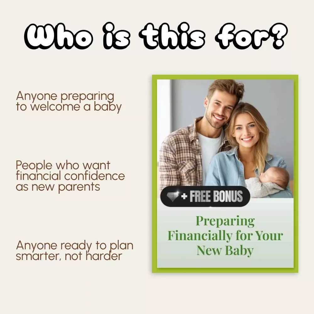Preparing Financially for Your New Baby | Budget Planning eBook for New Parents | How to Prepare Financially for a Baby | Digital Download Guide