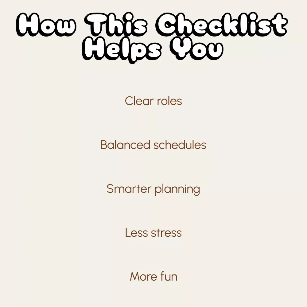 Mastering Family Events & Activities Without the Chaos | Family Planner Checklist | How to Manage Family Events and Activities | Digital Download