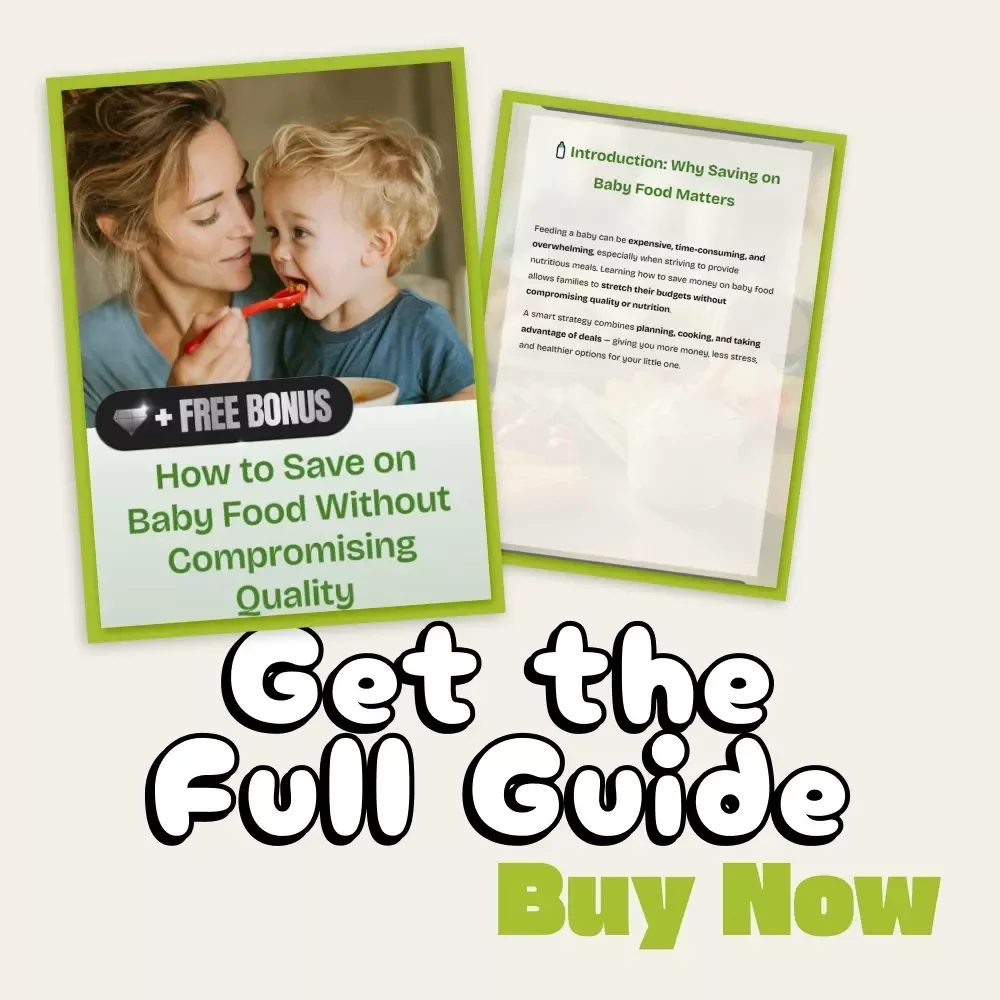 How to Save on Baby Food Without Compromising Quality | Budget-Friendly Baby Feeding Guide | Digital Download for Smart Parents