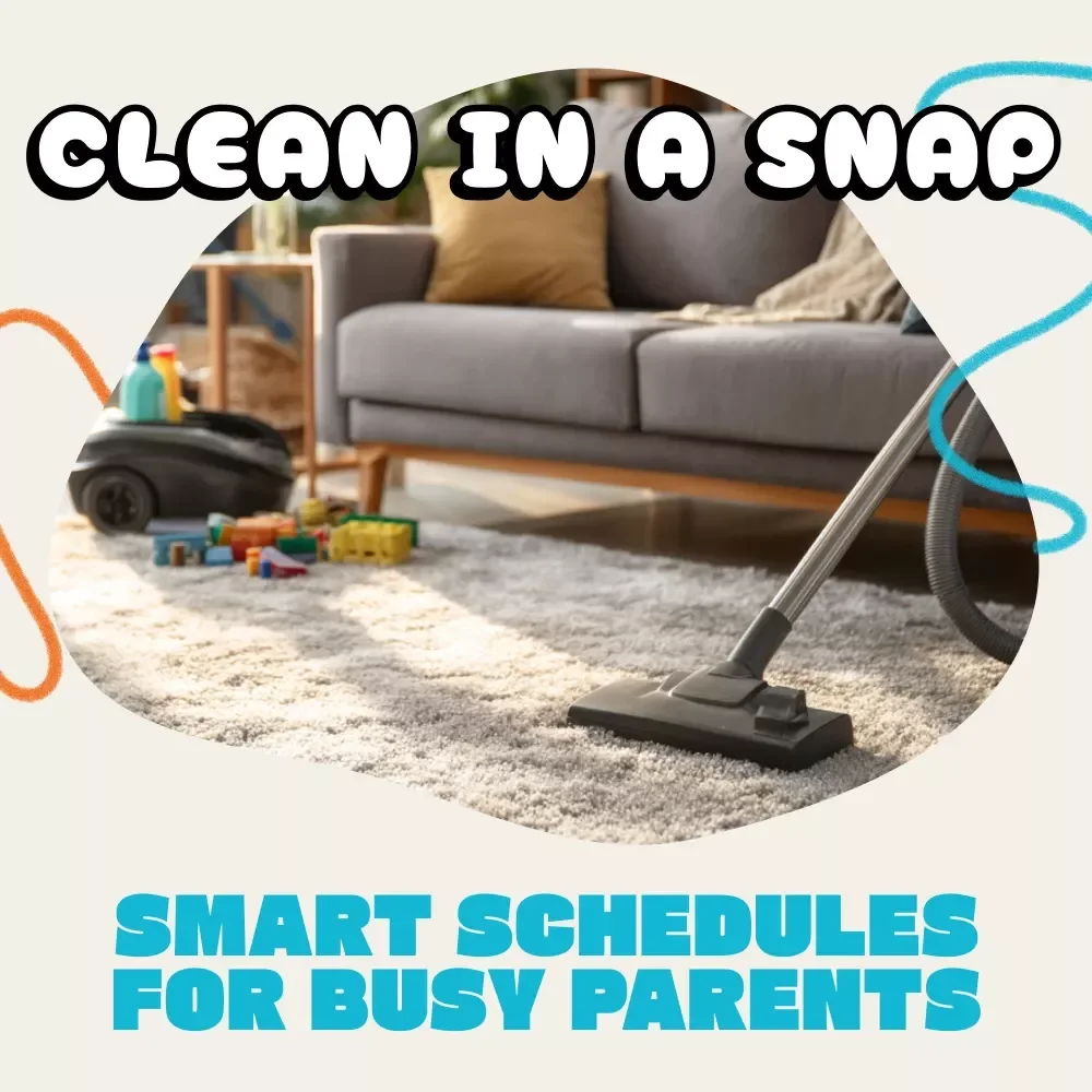 Clean in a Snap: Smart Schedules for Busy Parents | The Ultimate Guide to the Best Cleaning Schedules for Busy Parents | Digital Download Home Organization Planner
