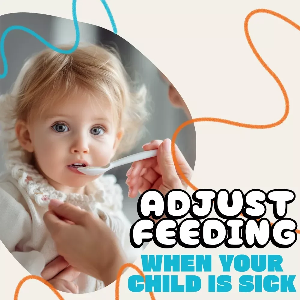 How to Adjust Feeding When Your Child Is Sick — Printable Checklist | Pediatric Nutrition Guide for Parents | Digital Download for Family Wellness