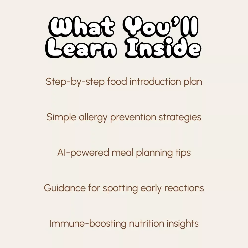 How to Prevent Food Allergies Safely and Confidently | Comprehensive eBook for Parents, Caregivers & Health-Conscious Families | Digital Download Guide on How to Prevent Food Allergies