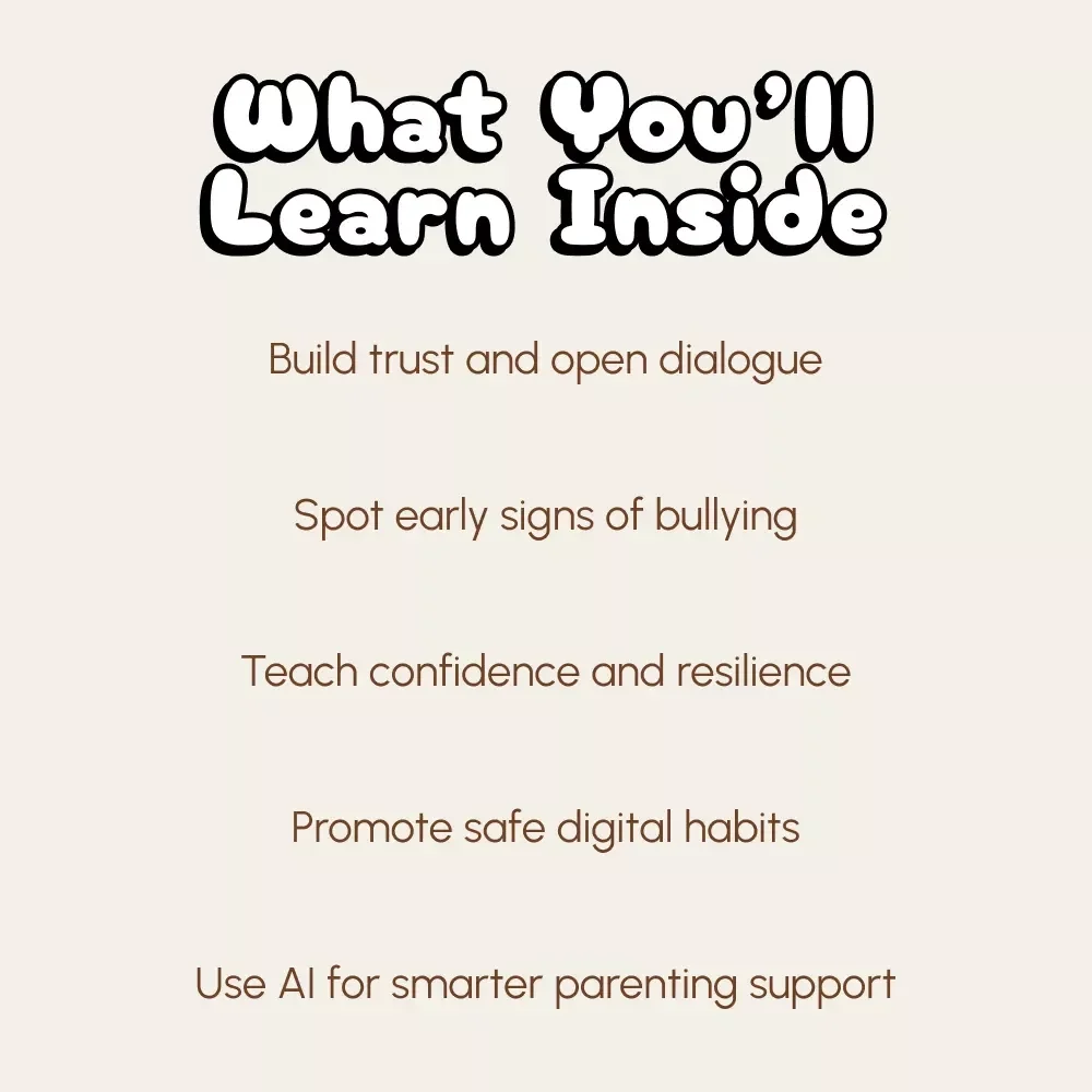 A Checklist on How to Talk to Your Teen About Bullying | Digital Parenting Guide | Printable PDF for Parents | Conversation Tips & Teen Support Resource