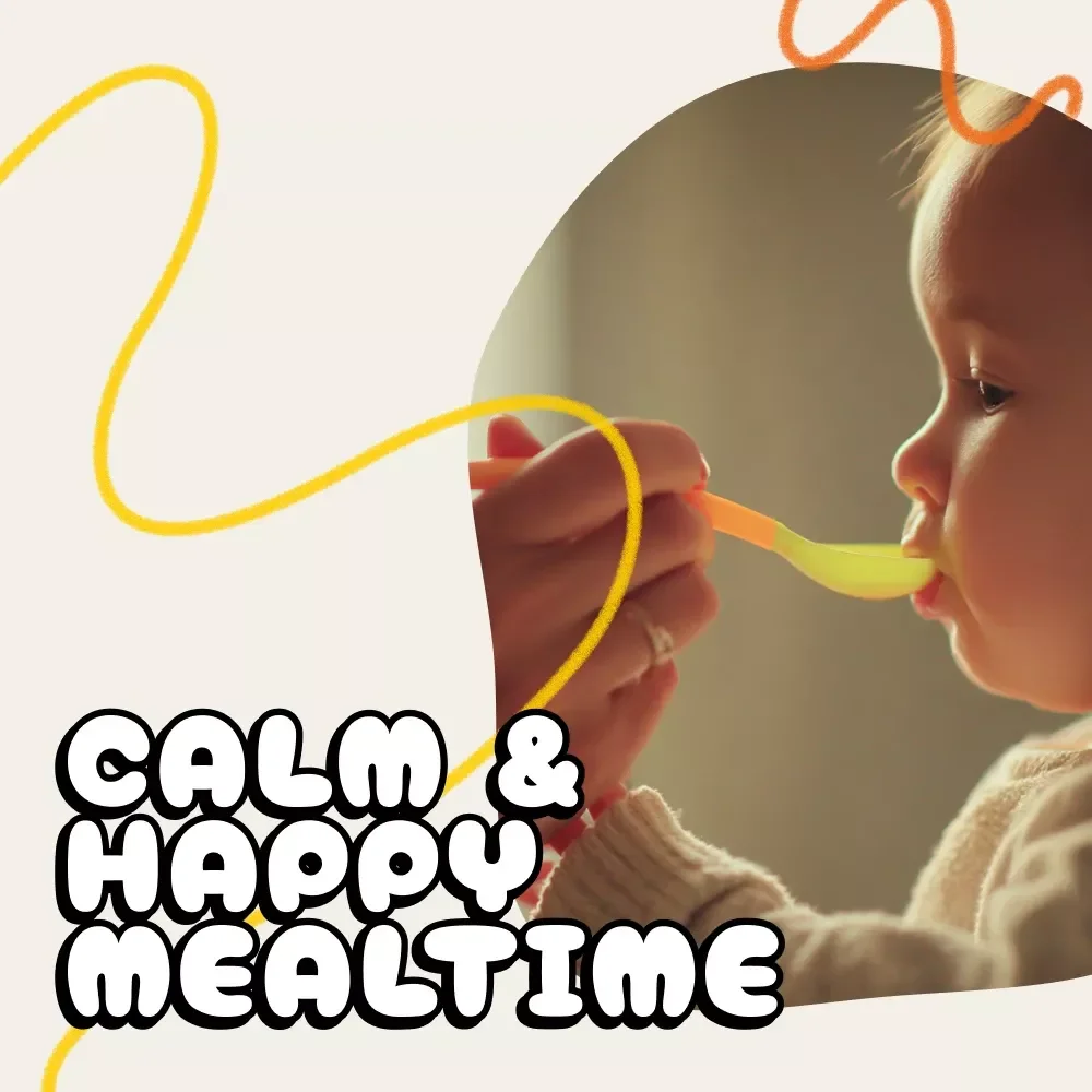 The Calm & Happy Mealtime Checklist | Digital Download for Parents | How to Make Mealtimes Less Stressful | Printable Family Routine Guide for Kids