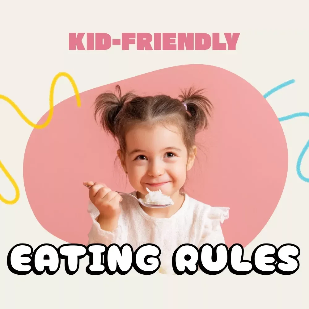 Kid-Friendly Eating Rules Checklist | Printable Guide for Parents | How to Set Rules Around Eating for Happy, Stress-Free Family Mealtimes