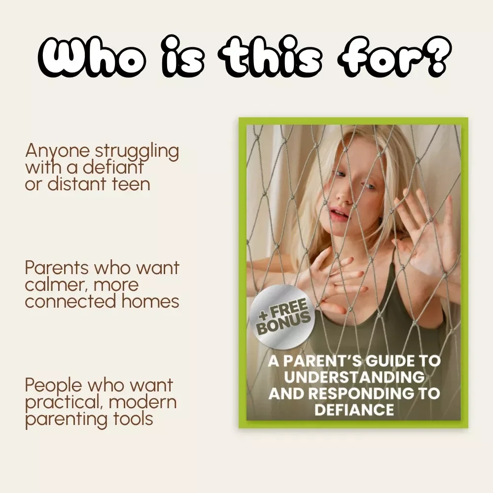 A Parent’s Guide to Understanding and Responding to Defiance | Ebook for Parents on How to Deal with Teenage Defiance | Digital Download Parenting Resource