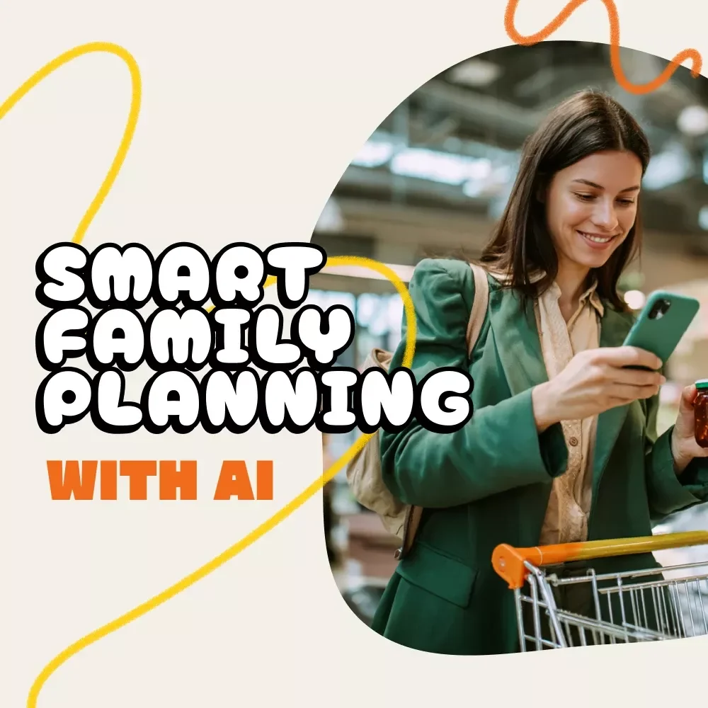 Smart Family Planning with AI | Digital Checklist | How to Use AI to Create a Family Calendar | Printable & Downloadable Family Organizer for Busy Parents