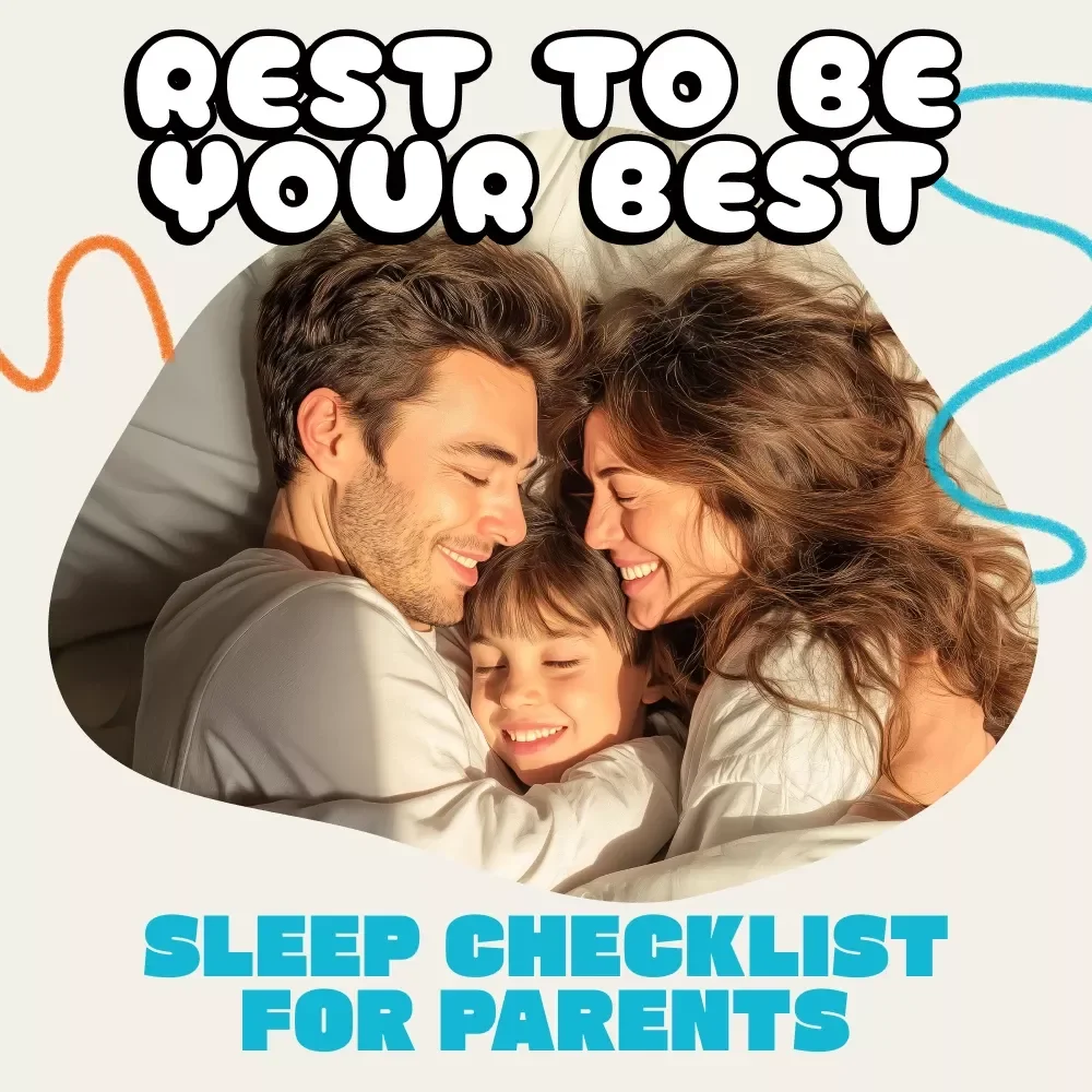 Rest to Be Your Best: A Sleep Checklist for Parents | Printable Sleep Routine Guide | Digital Download Self-Care eBook for Moms and Dads | Better Sleep, Calmer Days