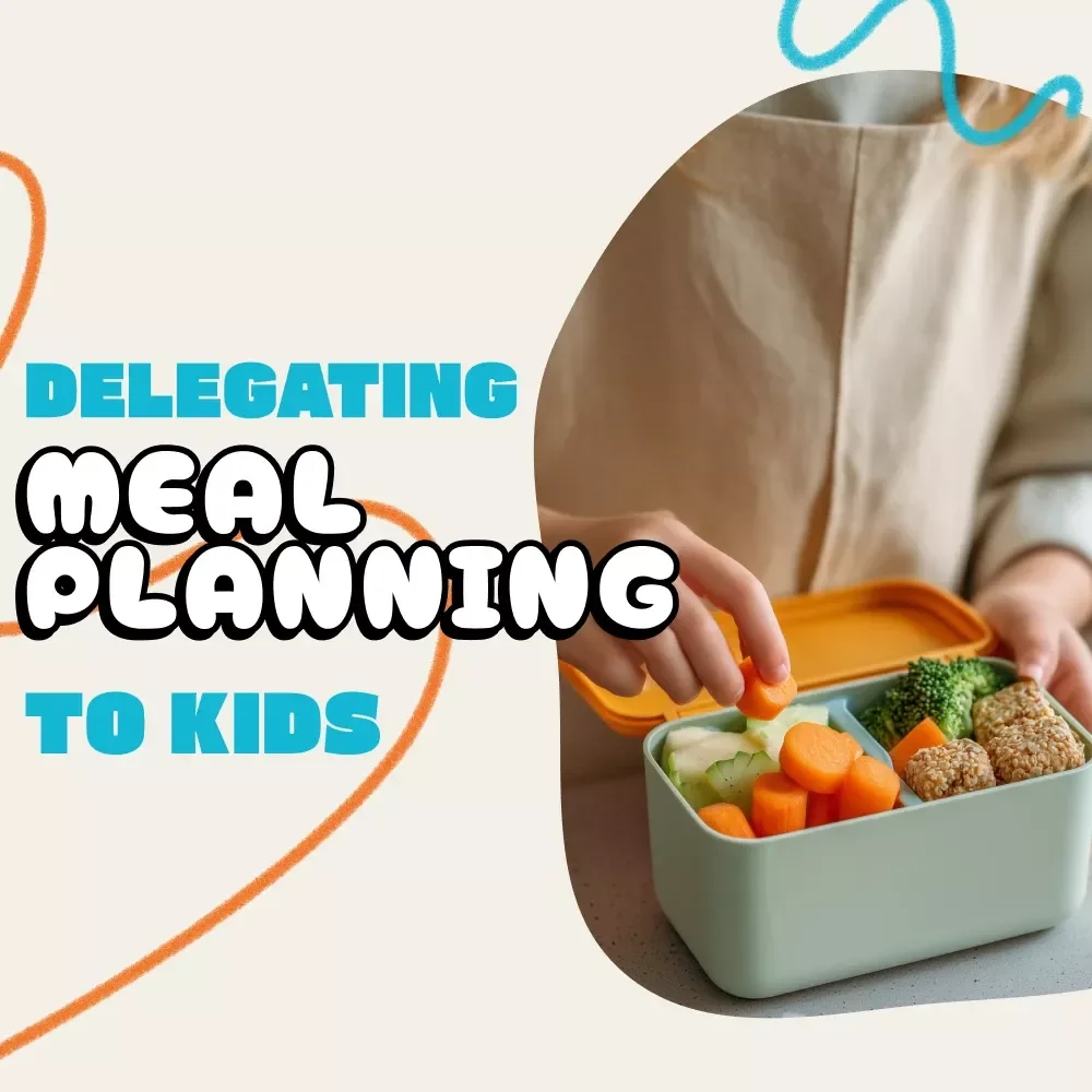 Delegating Meal Planning to Kids | Printable Family Guide, eBook & Checklist for Teaching Kids Meal Planning, Nutrition & Responsibility | Digital Download for Parents