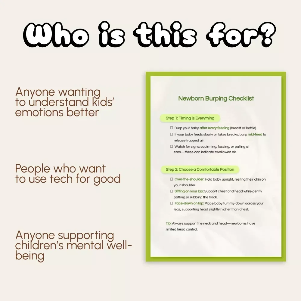 10 Steps to Spot Anxiety in Kids | Printable Checklist for Parents, Teachers & Counselors | How to Use AI to Detect Signs of Anxiety in Kids | Digital Download PDF